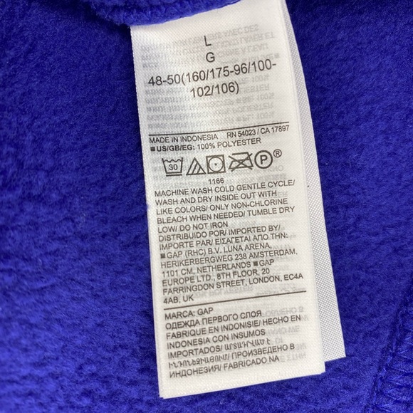Gap Warm Fleece Long Sleeved Pullover Coat - Picture 6 of 6
